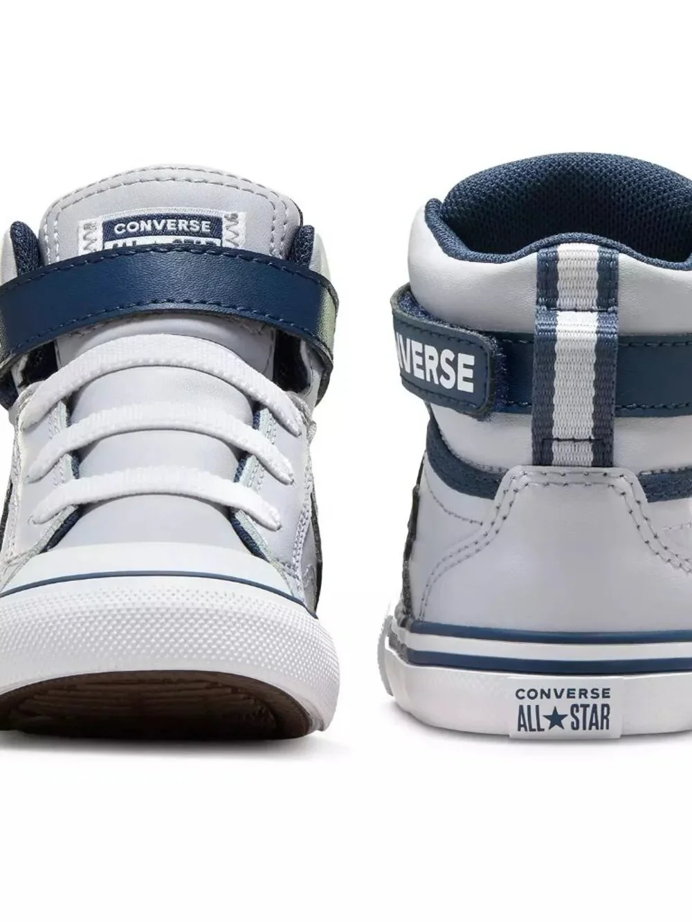 NIB Converse Pro Blaze Strap Grey/Navy Size 6 Toddler Boy's High Top Sneakers